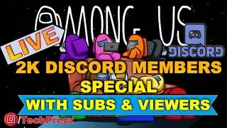 Among Us Live Stream With Viewers & Subs | Join Now For Code | Discord Voice Chat