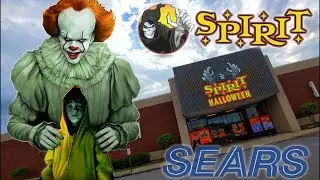 SPIRIT HALLOWEEN 2019 inside ABANDONED SEARS OHIO VALLEY MALL ST CLAIRSVILLE OHIO 2019