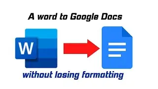 How to automatically convert a Microsoft Word document to Google Docs