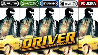 Driver San Francisco | PS3 vs Xbox 360 vs Steam Deck vs macOS vs PC Ultra | Comparison 4K