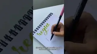 Si estás iniciando con brush lettering MIRA ESTO 😱