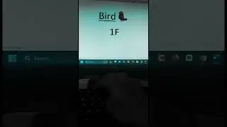 bird (🐦) drawing Ms Word shortcut key 