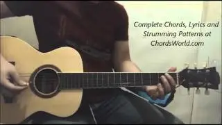 Justin Bieber Hit The Ground Chords (Guitar Lessons)