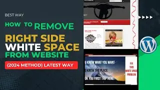 How to Remove Right Side White Space from Website in 2024 | Just Using HTML & CSS