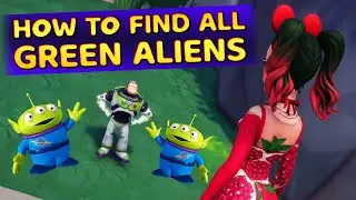 DISNEY Dreamlight Valley. How to Get All 25 Green Aliens for Buzz Quest.