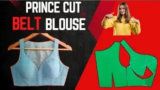 Designed a Princess Cut Belt Blouse - Testing Fashion Trends