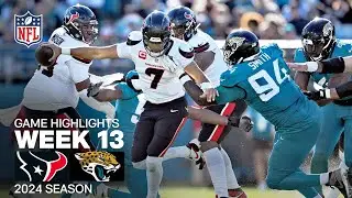 Houston Texans vs. Jacksonville Jaguars | 2024 Week 13 Game Highlights