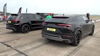 Jeep Grand Cherokee Trackhawk SRT vs Lamborghini Urus