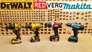 RedVerg нагнул DeWaLT и Makita, Metabo, Ryobi, Deko, Вихрь. Недорогой ШУРУПОВЕРТ для Монтажа