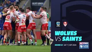 Highlights | Warrington Wolves v St Helens | 2024 Betfred Super League | Round 25