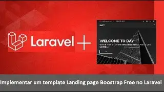 Implementar um template Landing page Boostrap Free no Laravel