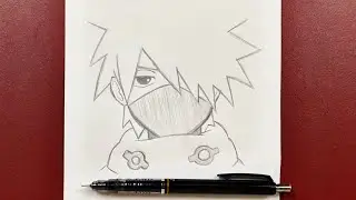 Easy anime drawing | how to draw kid kakashi easy step-by-step