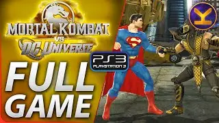 Mortal Kombat vs. DC Universe (2008) PlayStation 3 - Full Game Story Walkthrough 4K - No Commentary