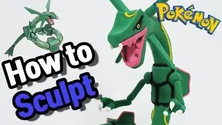 Making Rayquaza cool Legendary Pokemon in Clay