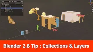 Blender 2.8 Quick Tip : Collections & Layers