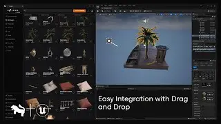 🚀 Get the FREE Rocket Plugin for Unreal Engine | Drag & Drop Assets | Demonstration