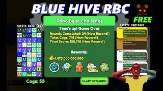 LIVE How to do ROBO CHALLENGE as BLUE HIVE Guide + FREE CUB BUDDY GIVEAWAYS | Bee Swarm Simulator