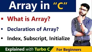 What is Array in C Language ? | C Language Free Course | by Rahul Sir