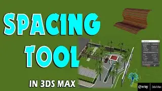 Use of Spacing Tool in 3ds Max 2021| Very Useful Tool