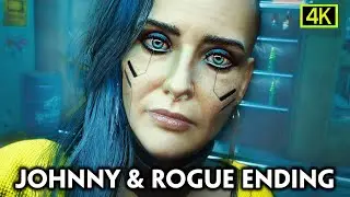 Cyberpunk ► ROGUE ENDING — Johnny Takes Over Temperance [Both Outcomes] — Cyberpunk 2077