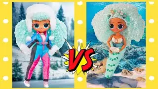 РУСАЛКА ЛОЛ ЛЕДЯНАЯ ЛЕДИ/Новая зимняя кукла ЛОЛ 2020 LOL OMG DOLLS WINTER CHILL ICY GURL МИЛАШКА