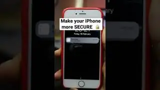 Make your iPhone more secure 🔒