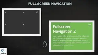 Full Page Navigation Using HTML, CSS or jQuery | CodeExpress