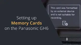 Setting Up New Memory Cards To Work With Panasonic Cameras | The card is not suitable for recording