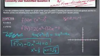 Concavity Question 1 Part1 Split 1 - Calculus