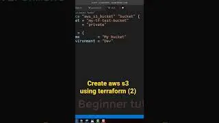 Create aws s3 using terraform (2)