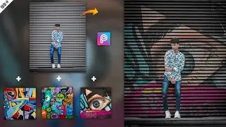 New Instagram Viral Graffiti Art on Sutter Photo Editing in Picsart || Graffiti Wall Photo Editing