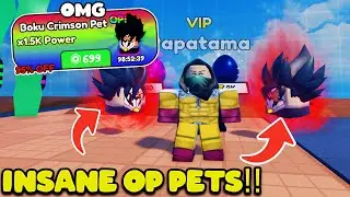 Bought The Crimson Pets And its Op!! (Roblox Punch a Skibi)