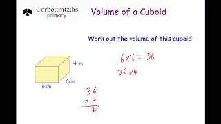 Volume of a Cuboid - Primary