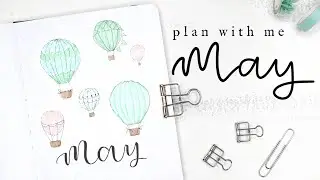 Plan With Me May 2021 | Bullet Journal Monthly Setup