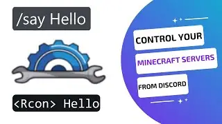 Control your Minecraft Servers From Discord | How to add Rcon to your Discord Server using RconCraft