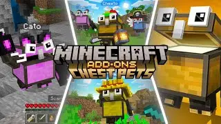 Chest Pets Add-on Full Showcase | Minecraft Bedrock Addon Marketplace