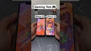 iPhone 15 vs iPhone 11 Temple Run 2 test🧐#shorts #iphone15 #iphone11