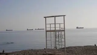 Как выглядит городской пляж Туапсе