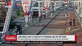 JON BON JOVI A SALVAT O FEMEIE DE PE UN POD_Știri B1TV_12 sept. 2024