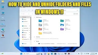 How to Hide and Unhide a Files or Folders in Windows 11 PC.