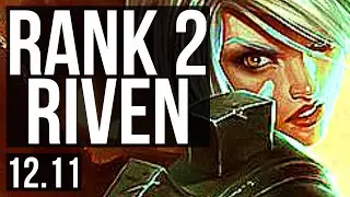 RIVEN vs PANTHEON (TOP) | Rank 2 Riven, 3/0/11, 1.3M mastery, 400+ games | EUW Challenger | 12.11