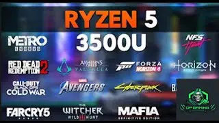 RYZEN 5 3500U || VEGA 8 || GAMING TEST / 17 GAMES TEST