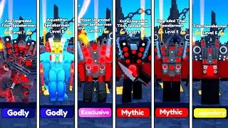 ✨КАЖДЫЙ ВИД СПИКЕР МЕНА против ENDLESS MODE в Toilet Tower Defense