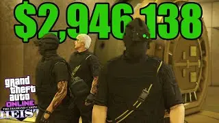 GTA Online Casino Heist- Stealth Approach Undetected Elite $2,946,138