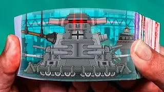 New VK-44 Citadel Flipbook Animation | A Plunger Tank Battle