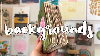 Let's finish an altered book! How I prep pages & collage backgrounds 💫