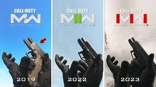 MW (2019) Vs MWII (2022) Vs MWIII - ULTIMATE Detail COMPARISON