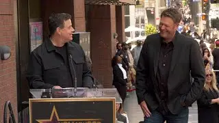 Carson Daly speech at Blake Sheltons Hollywood Walk of Fame Star ceremony