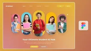 Make Educational Website Ui Design in Figma 