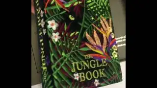 Jungle book machine embroidery